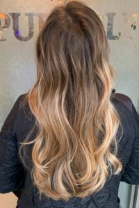 shadow root ombre warm honey Markham ON