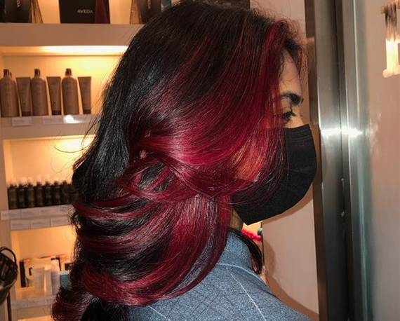 Vibrant Red Hair Colours